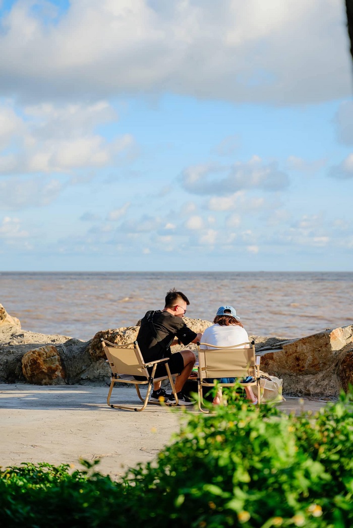 Khung cảnh lãng mạn tại địa điểm dã ngoại ở Hải Phòng