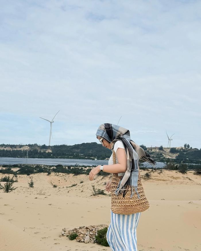 ngắm cảnh đồi cát Phương Mai 