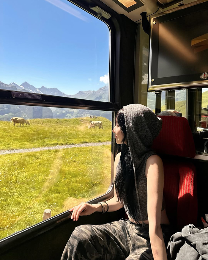 Làng Iseltwald châu Âu vào mùa hè