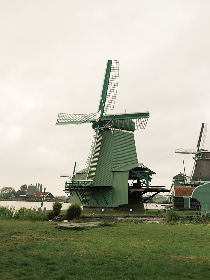 Mùa xuân (tháng 3 - tháng 5) tại làng Zaanse Schans châu Âu