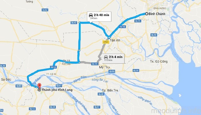 Tham quan các ngôi chùa đẹp ở Vĩnh Long - Di chuyển bằng xe khách 