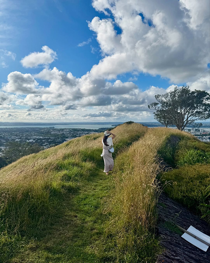 Mùa đông (tháng 6 - tháng 8) tại núi lửa Eden New Zealand 