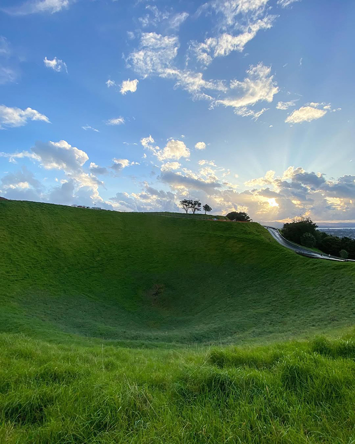 Núi lửa Eden New Zealand thu hút nhiều du khách trên thế giới