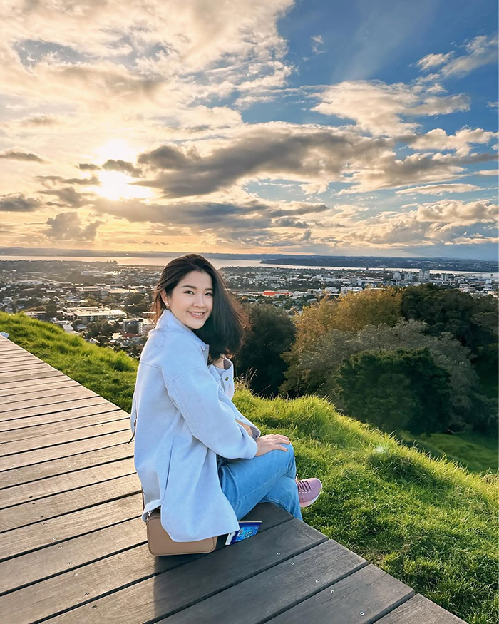 Di tích pháo đài của người Māori trên núi lửa eden New Zealand