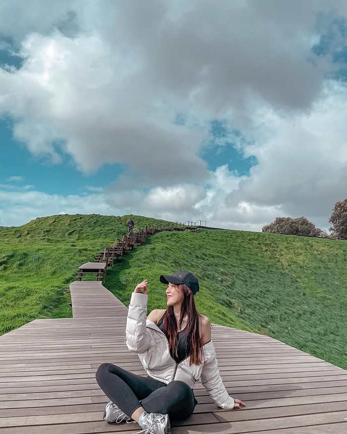 Đi bằng xe buýt tới núi lửa eden New Zealand