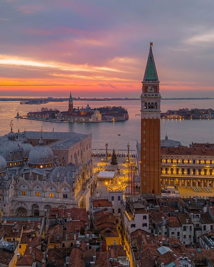 Khám phá kiến trúc độc đáo tại quảng trường San Marco châu Âu