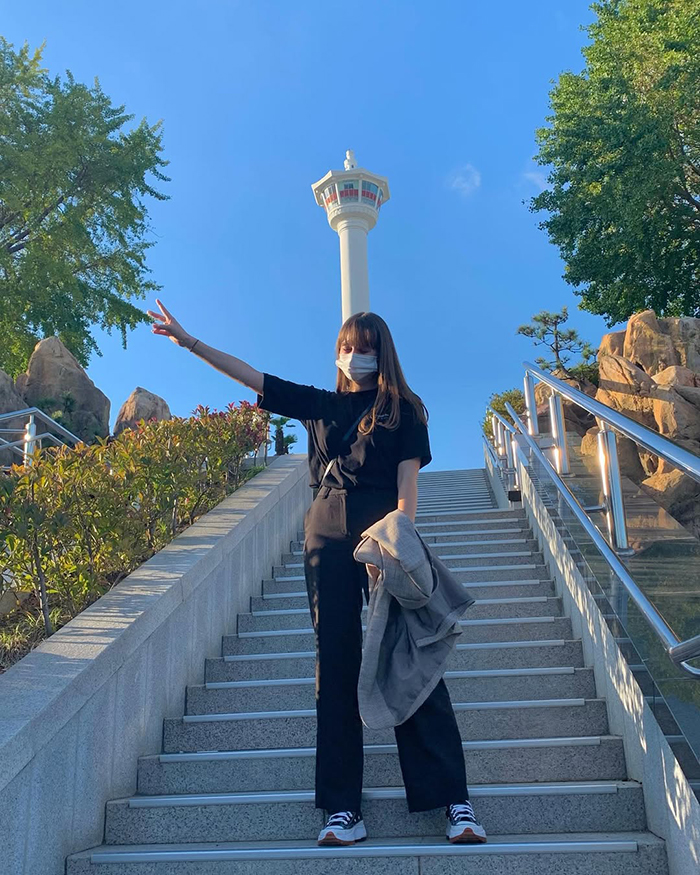 Tháp busan tower hàn quốc là biểu tượng của thành phố