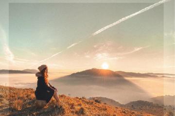 Ngắm Đà Lạt mộng mơ, mây trắng vờn quanh núi qua lăng kính của nhiếp ảnh gia