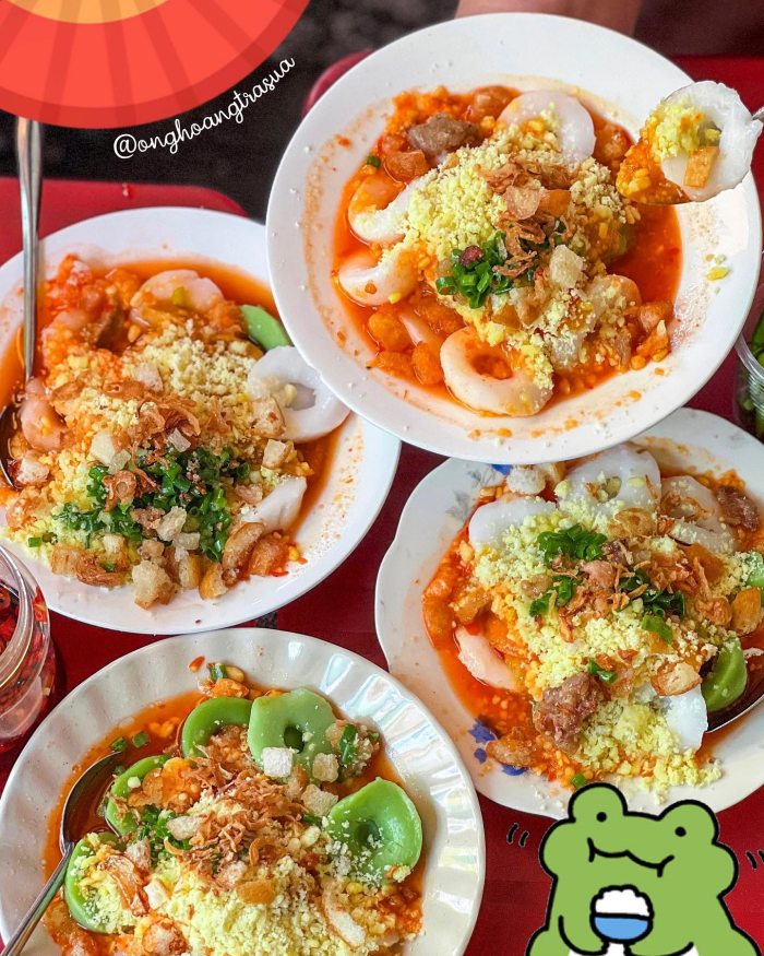 Bánh bèo lá dứa Phan Thiết quán chị Lành