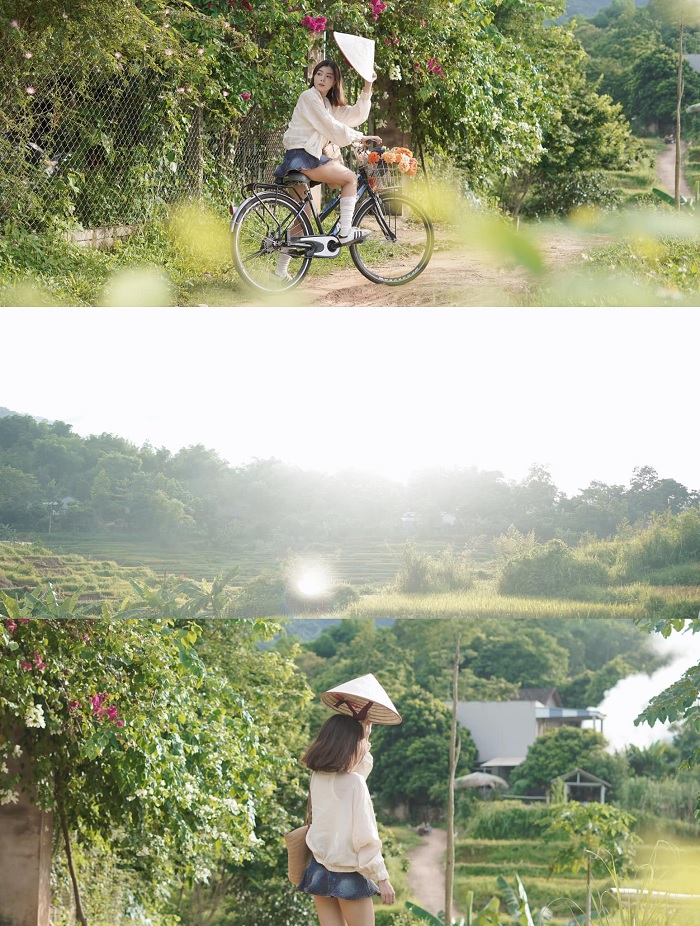 Làng Xăm Khòe Mai Châu nằm ngay gần Bản Lác, thích hợp để bạn ghé thăm