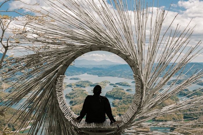 Bạn có thể ngắm hồ Tà Đùng Đắk Nông từ trên cao với một góc view cực đỉnh