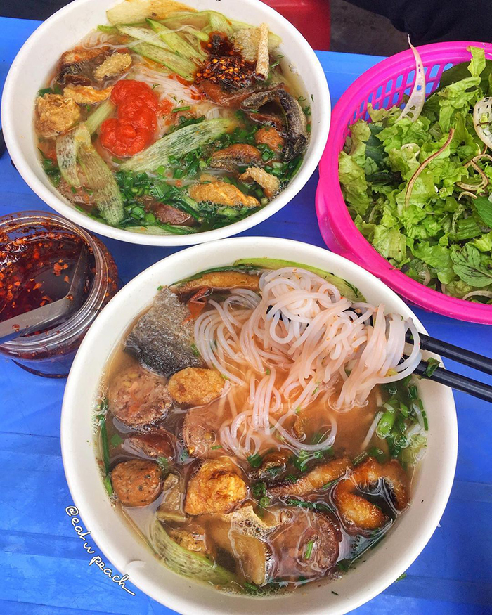 Quán bún cá cay ngon ở Hải Phòng - Thắng Tồ