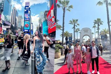 Diễn viên Trang Nhung du lịch Mỹ - Cùng gia đình vi vu khắp xứ cờ Hoa 