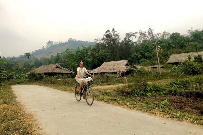 Khung cảnh ở thung lũng Lâm Thượng Yên Bái đẹp mộc mạc và bình yên