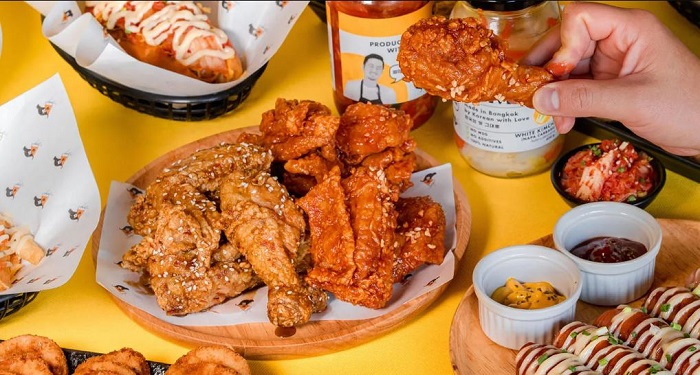 tiệm gà rán ngon nhất ở Bangkok