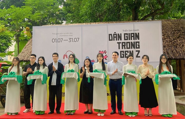 khai mạc triển lãm tháng 7 ở Hà Nội Dân gian trong Gen Z