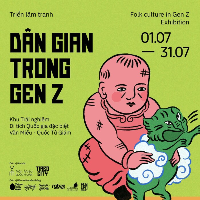 triển lãm tháng 7 ở Hà Nội Dân gian trong Gen Z