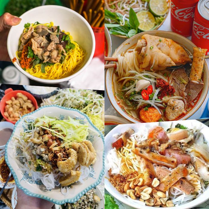 món ngon mùa mưa ở Huế Bún Huế