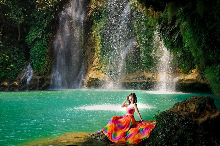 Ngỡ như lạc vào chốn thần thiên ở thác Chiềng Khoa khi Du lịch Vân Hồ Sơn La 