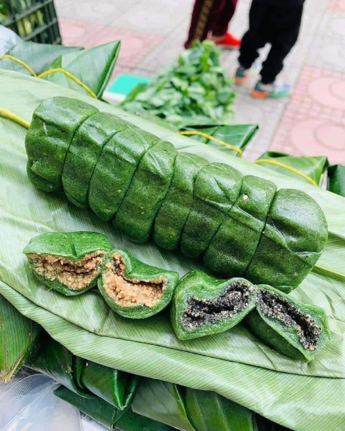 Bánh ngải với diện mạo hấp dẫn