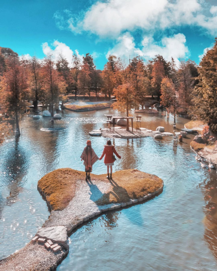 Khu vực khuôn viên đẹp như tranh vẽ