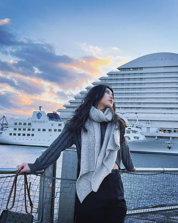 Bảo tàng Hàng hải Kobe gần công viên Meriken Nhật Bản