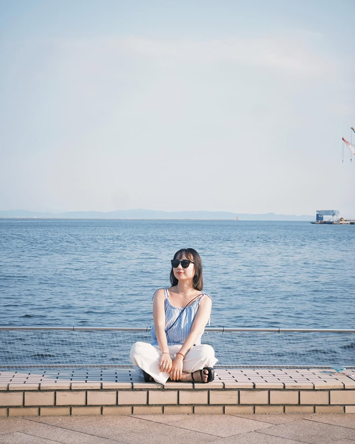 Di chuyển bằng ô tô cá nhân tới công viên Meriken Nhật Bản