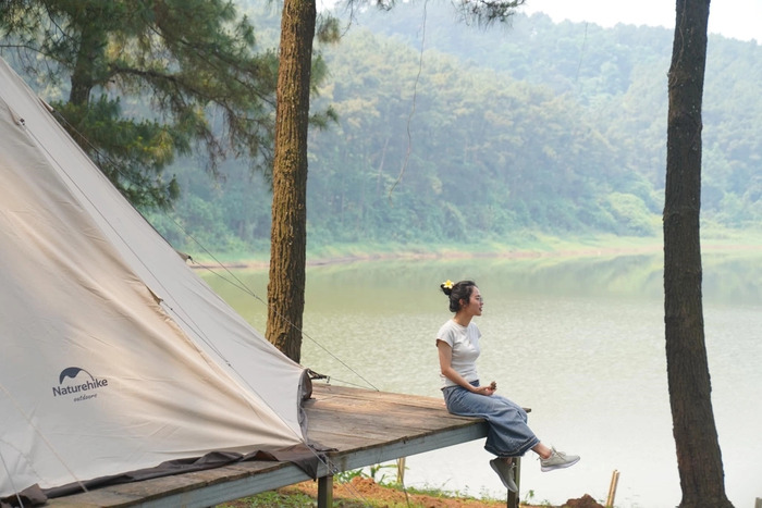 Địa điểm cắm trại ở Ninh Bình - Hồ Đồng Chương