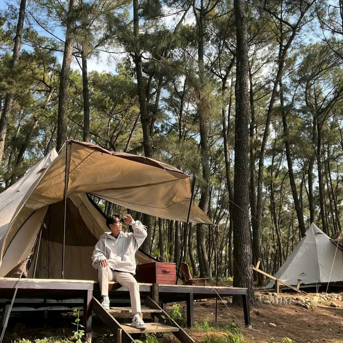 Địa điểm cắm trại ở Ninh Bình - Đồi thông Nho Quan