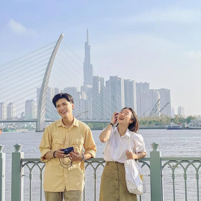 Tổng hợp các điểm du lịch miễn phí ở TP HCM - Công viên bến Bạch Đằng