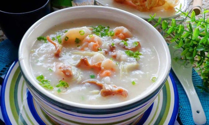 Các món ăn đặc sản Hòn Sơn Kiên Giang An Giang - Cháo hải sản