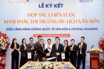 Crystal Holidays và Cảng Hàng không Quốc tế Vân Đồn ký hợp tác chiến lược về phát triển du lịch