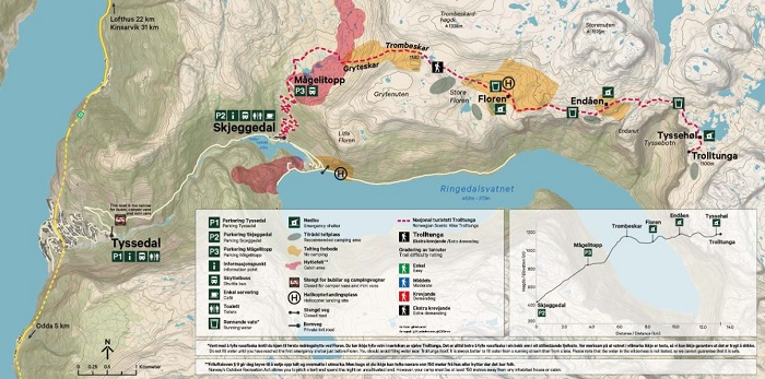 lưỡi quỷ Trolltunga Na Uy