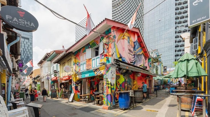 phố Haji Lane Singapore