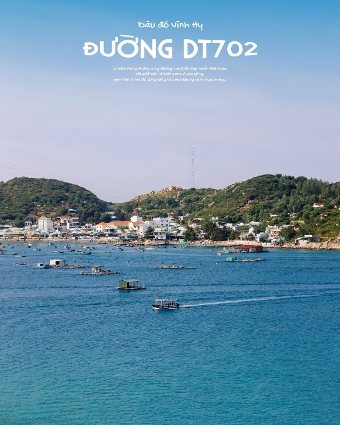 check in cung đường ven biển DT702