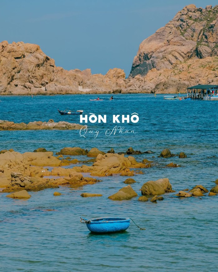 du lịch hòn khô của quy nhơn