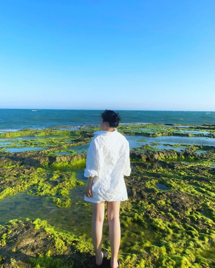 du lịch Hòn Đỏ với san hô cạn đẹp