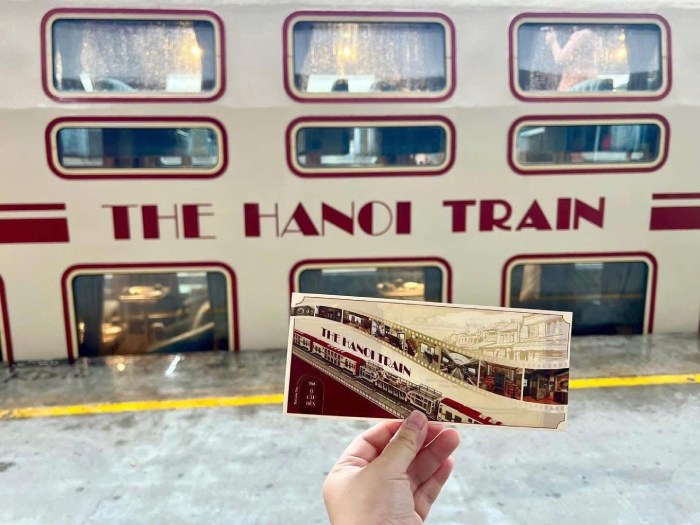 Kinh nghiệm đi tàu di sản Hà Nội đặt vé dễ dàng