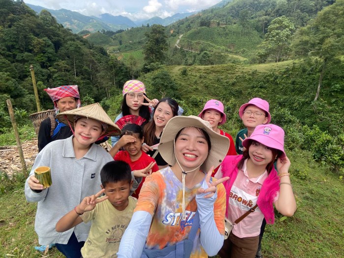 du lịch bản liền lào cai hái chè