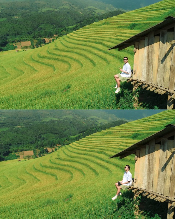 du lịch nậm cang với những căn nhà gỗ đẹp