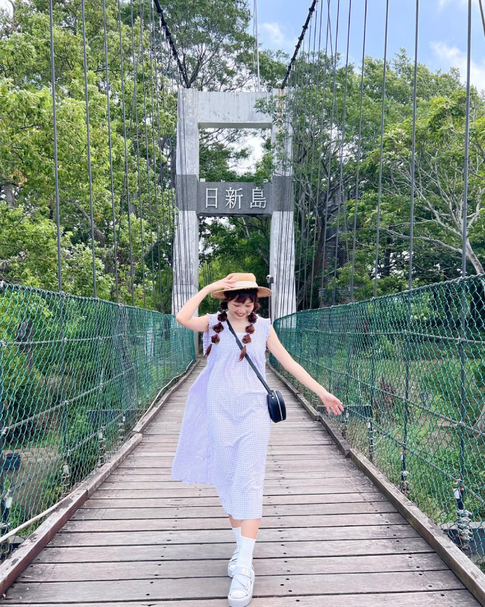 Cây cầu treo được check-in nhiều nhất trên đảo