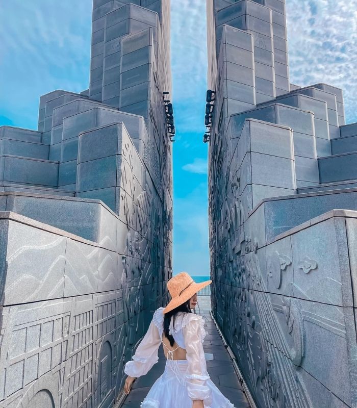 Kinh nghiệm chụp ảnh với tháp Nghinh Phong đẹp nhất 