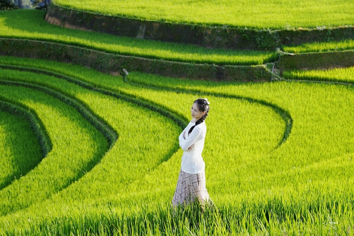 Đồi Móng Ngựa Mù Cang Chải nằm cách trung tâm không xa