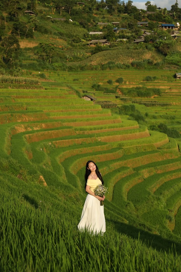 Đồi Mâm Xôi cũng là một nơi cực đẹp gần Đồi Móng Ngựa Mù Cang Chải