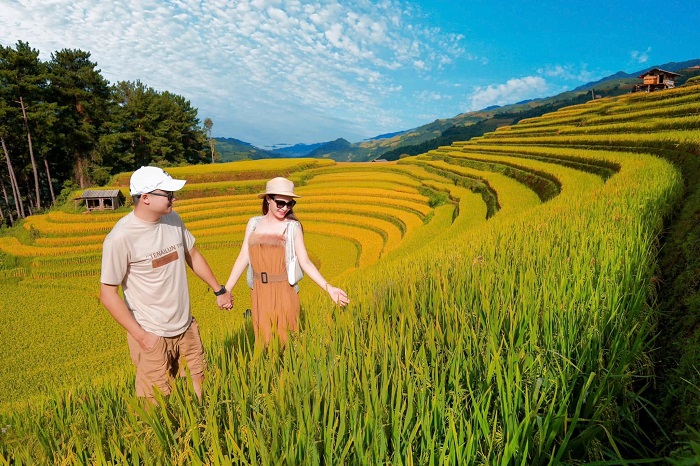 Khung cảnh đẹp nao lòng ở Đồi Móng Ngựa Mù Cang Chải