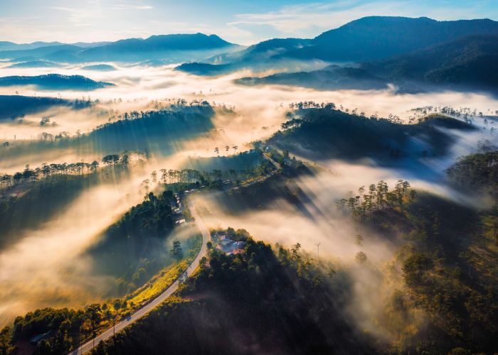 Đèo Klong Klanh - Địa điểm ngắm bình minh tại Việt Nam với phong cảnh ấn tượng