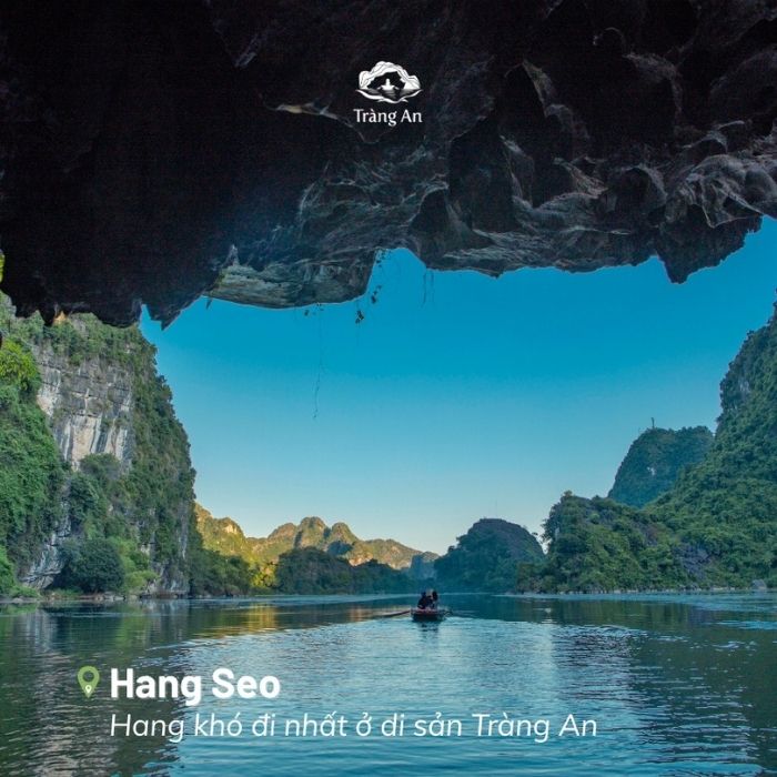 Hang Seo là hang khó đi nhất trong chuyến du lịch tuyến 1 Tràng An