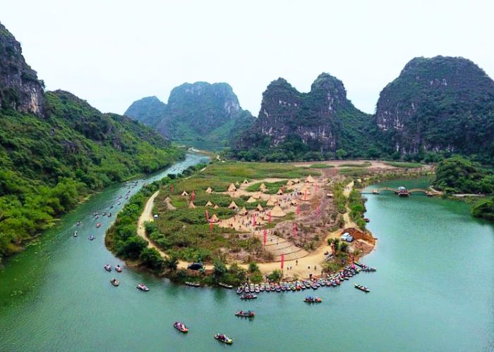 Đảo Kong là điểm tham quan huyền thoại của Tràng An