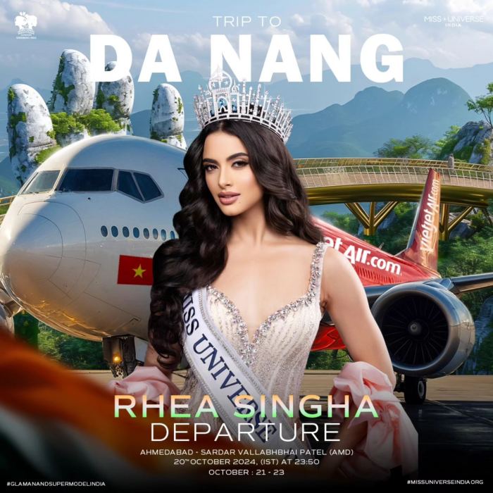 Hoa hậu Hoàn Vũ Ấn Độ 2024 du lịch Đà Nẵng 