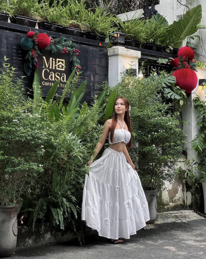 quán cafe trang trí Noel sớm ở TP HCM - Mi Casa coffee & tea